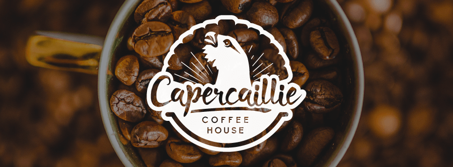 Image of Logo Design for vegan cafe capercaillie coffee house