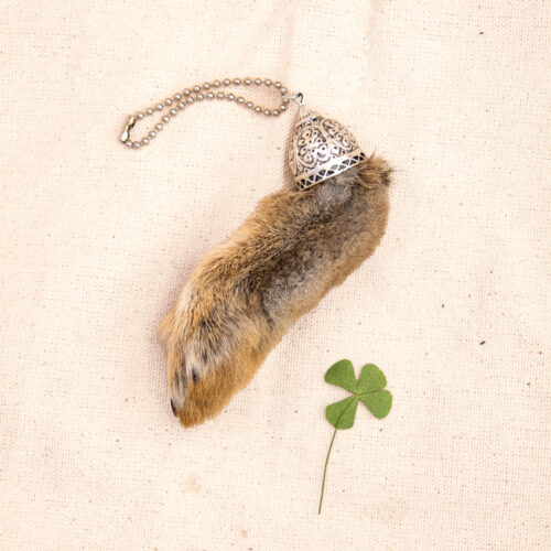 ethically sourced Lucky rabbits foot good luck charm for sale