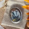 Handmade Miniature Badger Painting Gift